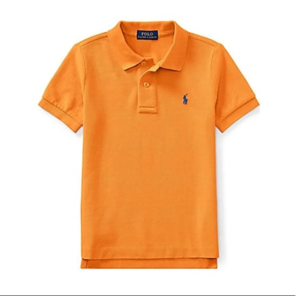 NWT Ralph Lauren toddler boys orange polo